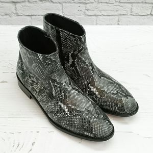 مشخصات نیم بوت رسمی چرم طبیعی پوست ماری پک 2جفتی زنانه مردانه عمده