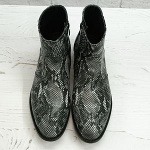 قیمت ارزان نیم بوت رسمی چرم طبیعی پوست ماری پک 2جفتی زنانه مردانه عمده
