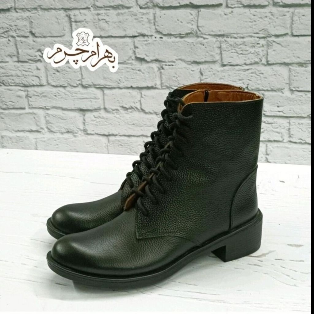 خرید انلاین نیم بوت زنانه اسپرت چرم طبیعی مدل مونیکا