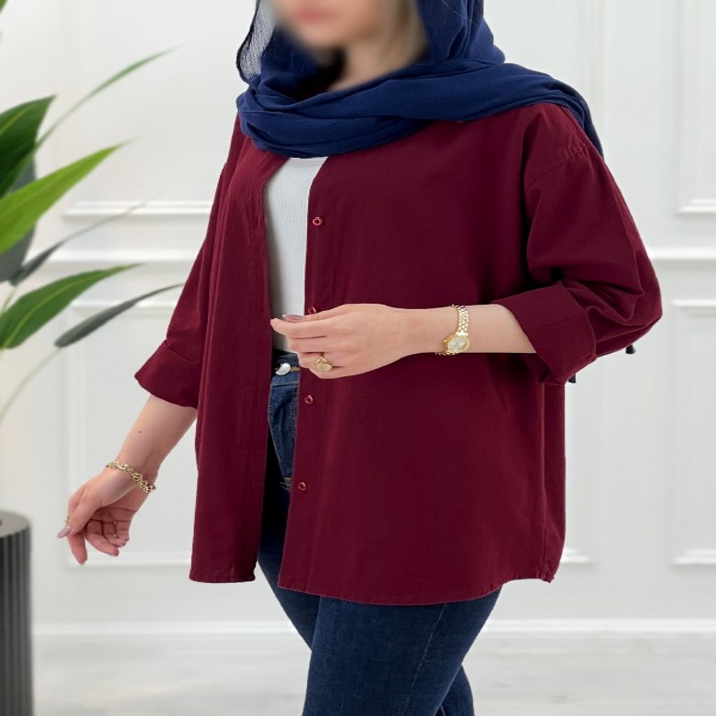 خرید اینترنتی قیمت شومیز بیتا - زرشکی