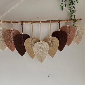 دیوار کوب مکرومه بافی مدل پاییز