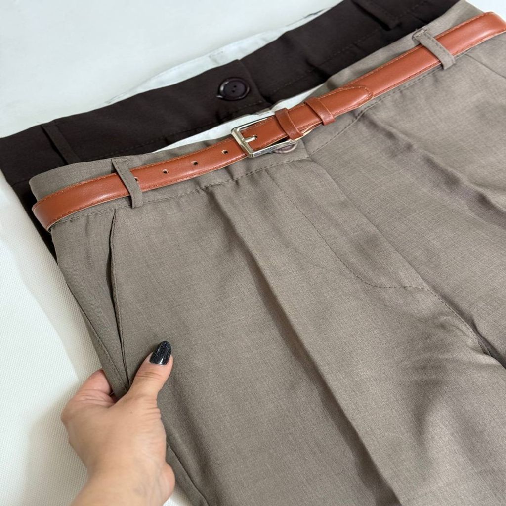 خرید اینترنتی قیمت شلوار راسته گشاد کرپ بزیاق
