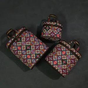 خرید اینترنتی قیمت جا فلاکسی مسافرتی ست فلاکسی کرپ چاپی