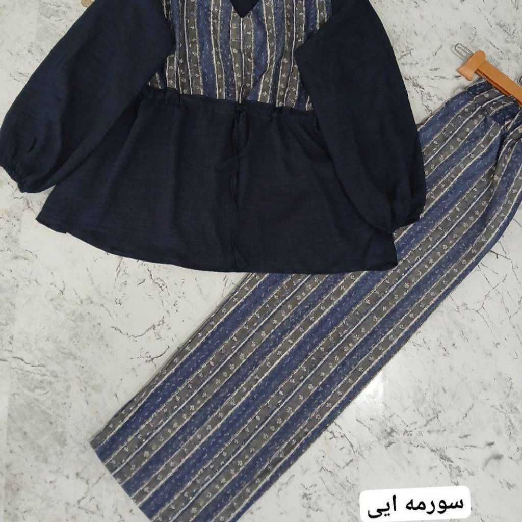 خرید آنلاین شومیز شلوار زنانه دخترانه تن خور شیک ترند سال یه ست دلبر خواستنی راحت سبک