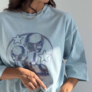خرید اینترنتی تیشرت سنگ شور BALENCIAGA کد 180877