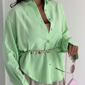 شومیز لینن برش دار کد 220748
