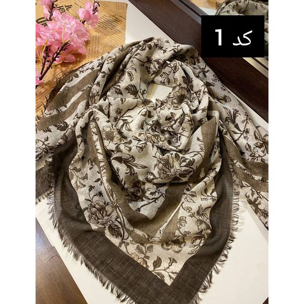 روسری سوپر نخ طرحدار