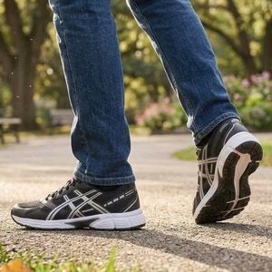 خرید آنلاین کفش ورزشی Asics مردانه مدل Arianسفید مشکی