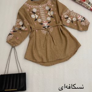 خرید انلاین مانتو دخترانه شونیز مانتویی گلدوزی شیک شانتون درجه یک