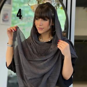فروش اینترنتی شال نخی پلیسه تیغ ماهی تک رنگ
