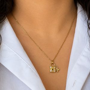 فروش اینترنتی گردنبند رنگ ثابت نگین کاری