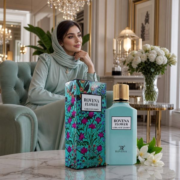 عطر ادکلن زنانه گوچی فلورا گورجس جاسمین روونا فرانسه اسانس فرانسوی 100 میل