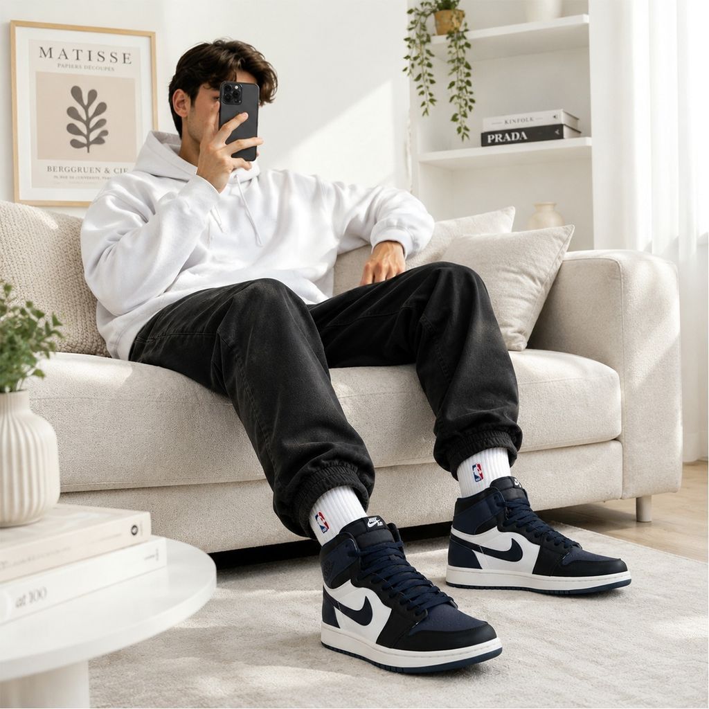 قیمت ارزان کتانی ترند نایک جردن وان ساقدار ابسیدین Nike Jordan Obsidian