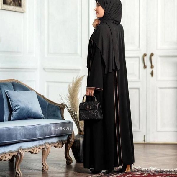 مانتو عبایی مغذی دوزی شده جنس الیزه درجه یک