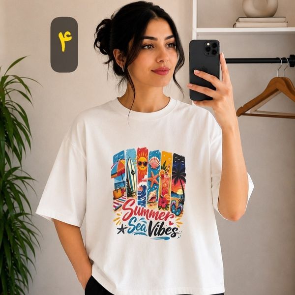 تی شرت نخ پنبه summer