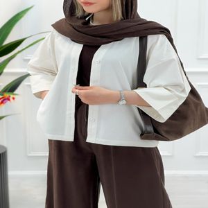 شومیز مانتو همتا - استخوانی