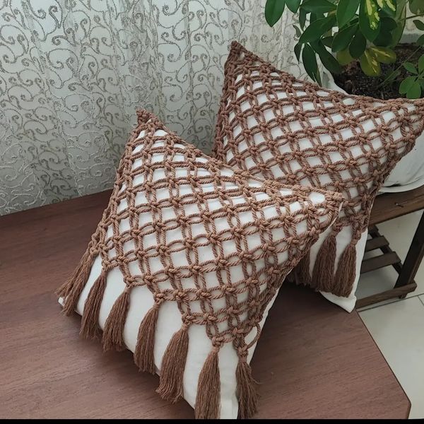 کاورکوسن مکرومه مدل شهرزاد