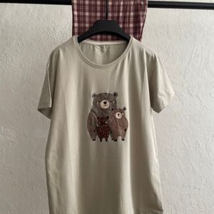 فروش اینترنتی ست تیشرت و شلوار راحتی عروسکی زنانه