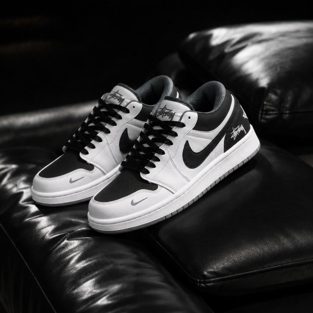 خرید اینترنتی کتانی ترند نایک جردن وان استاسی درجه یک Nike Jordan Stussy