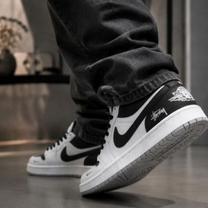 خرید اینترنتی کتانی ترند نایک جردن وان استاسی درجه یک Nike Jordan Stussy