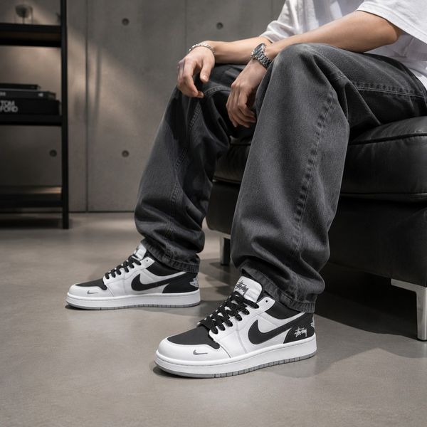 کتانی ترند نایک جردن وان استاسی درجه یک Nike Jordan Stussy