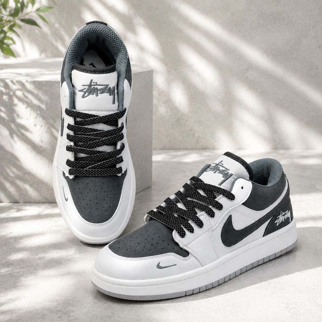 فروش اینترنتی کتانی ترند نایک جردن وان استاسی درجه یک Nike Jordan Stussy