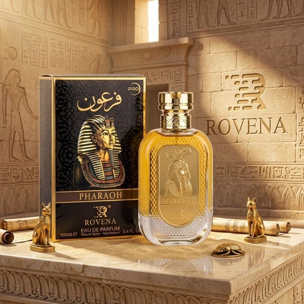 عطر ادکلن مردانه فرعون طلایی روونا فرانسه اسانس فرانسوی حجم 100 میل