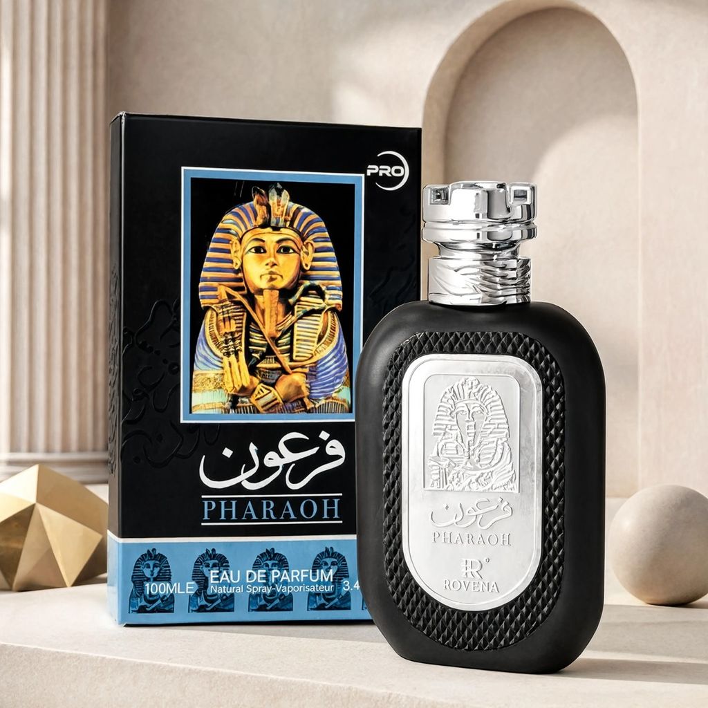 قیمت ارزان عطر ادکلن 2026 مردانه فرعون مشکی روونا فرانسه اسانس فرانسوی حجم 100 میل