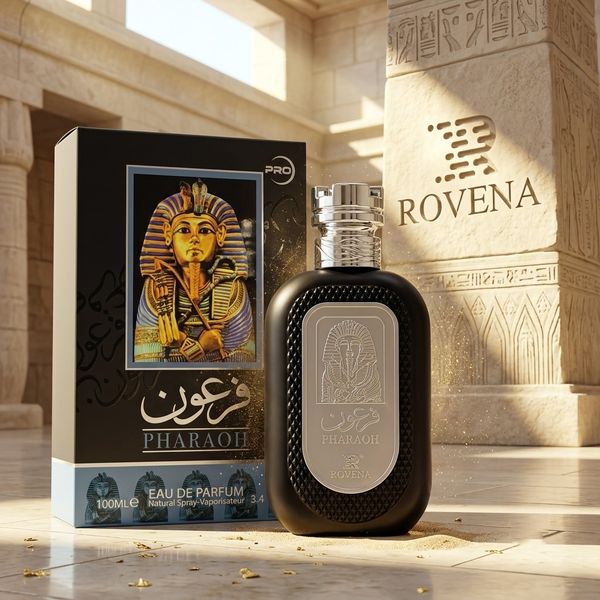 عطر ادکلن 2026 مردانه فرعون مشکی روونا فرانسه اسانس فرانسوی حجم 100 میل