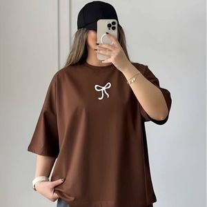 تیشرت باکسی سوپر پنبه شیک ضدحساسیت مناسب تا 46