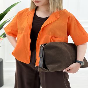 وست زیپدار زنانه آرمیتا - نارنجی