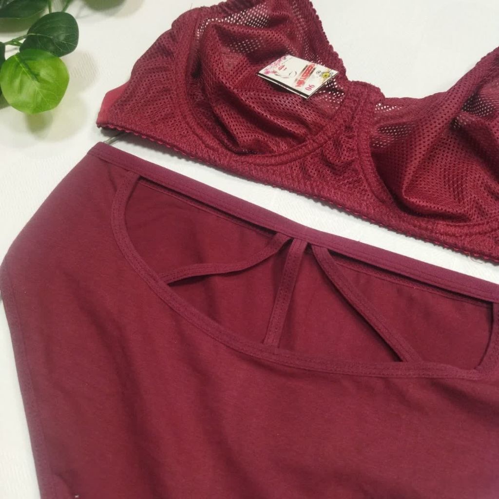 فروش اینترنتی ست شورت و سوتین فنردار سایز 90