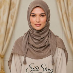 خرید انلاین روسری نخی درختی زنانه و دخترانه ساده