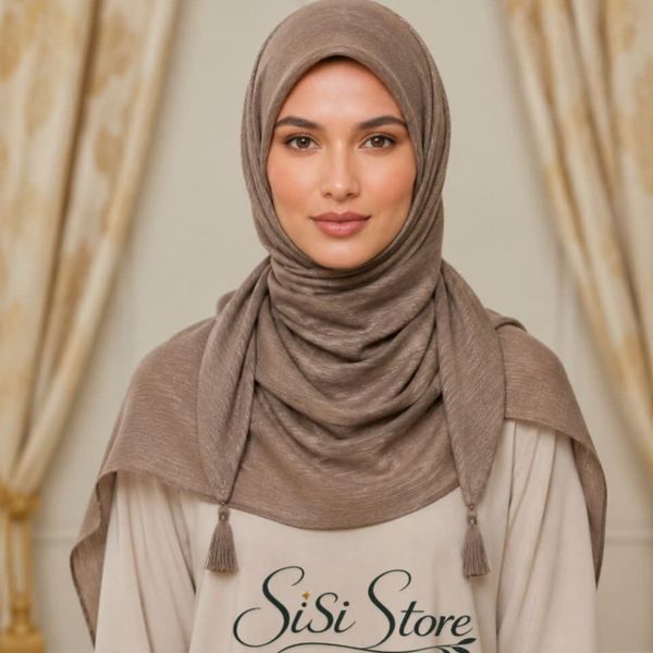روسری نخی درختی زنانه و دخترانه ساده