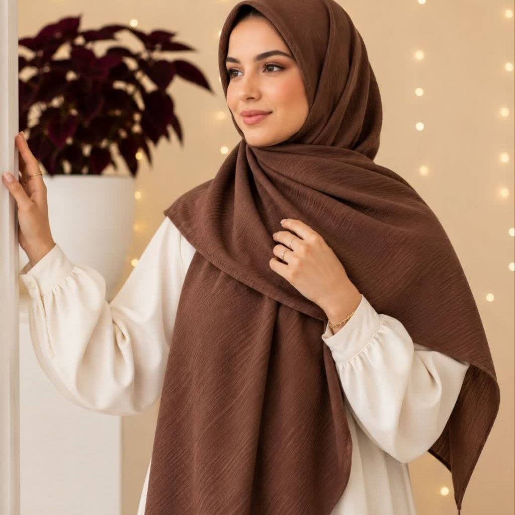 قیمت روسری نخی درختی زنانه و دخترانه ساده