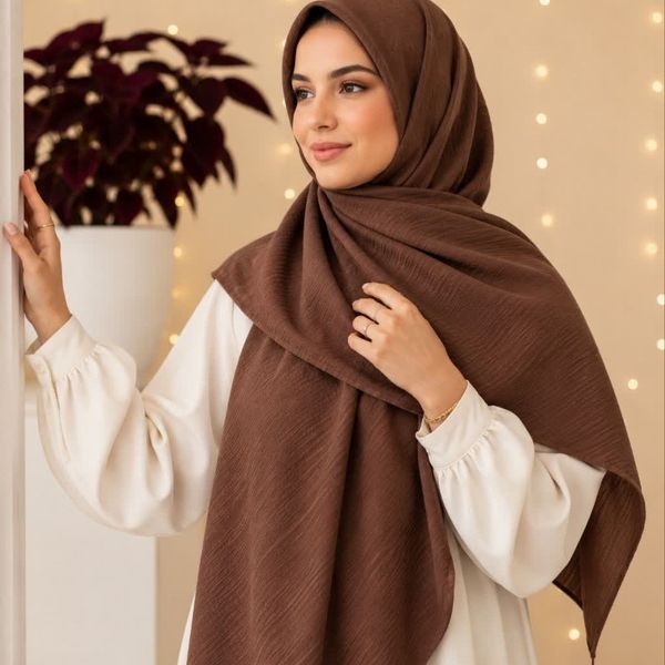روسری نخی درختی زنانه و دخترانه ساده