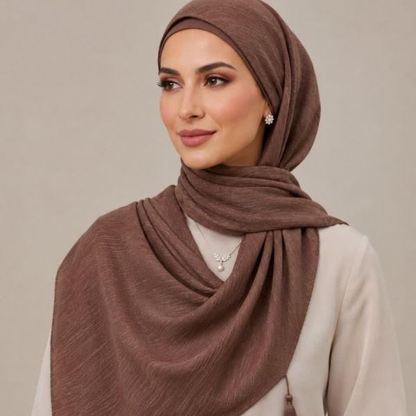 روسری نخی درختی زنانه و دخترانه ساده