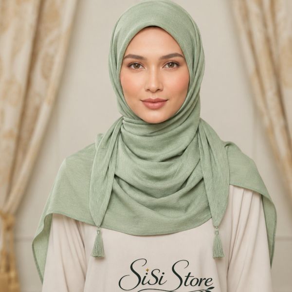 روسری نخی درختی زنانه و دخترانه ساده
