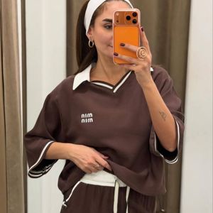 ست اورجینال  تیشرت و شلوار زنانه miumiu