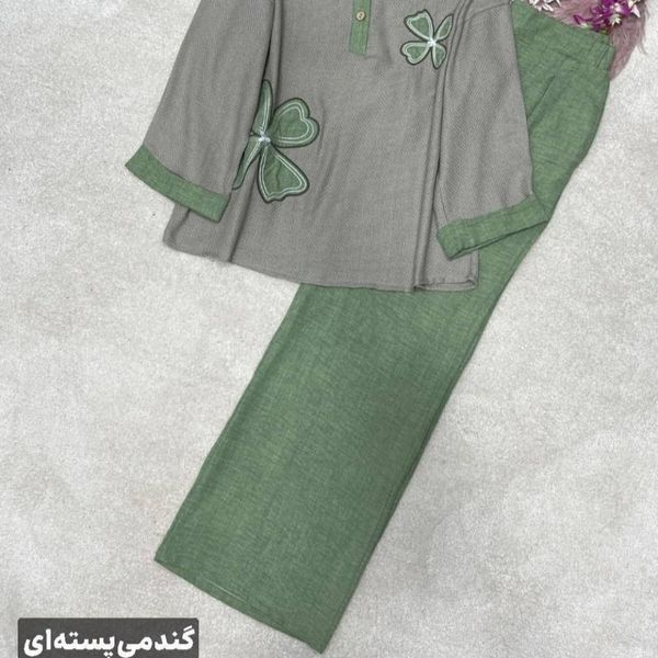 شومیز شلوار زنانه دخترانه کنفی سبک راحت خنک