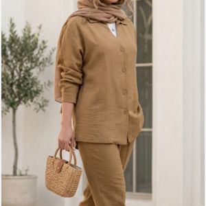 ست تونیک شلوار ستیا شتری