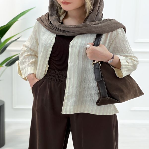 شومیز راه راه زنانه لامیا