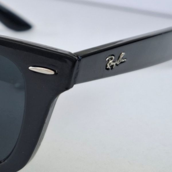 عینک آفتابی ریبن RayBan مردانه مدل ویفر شیشه سنگی ضد خش شفافیت بالا