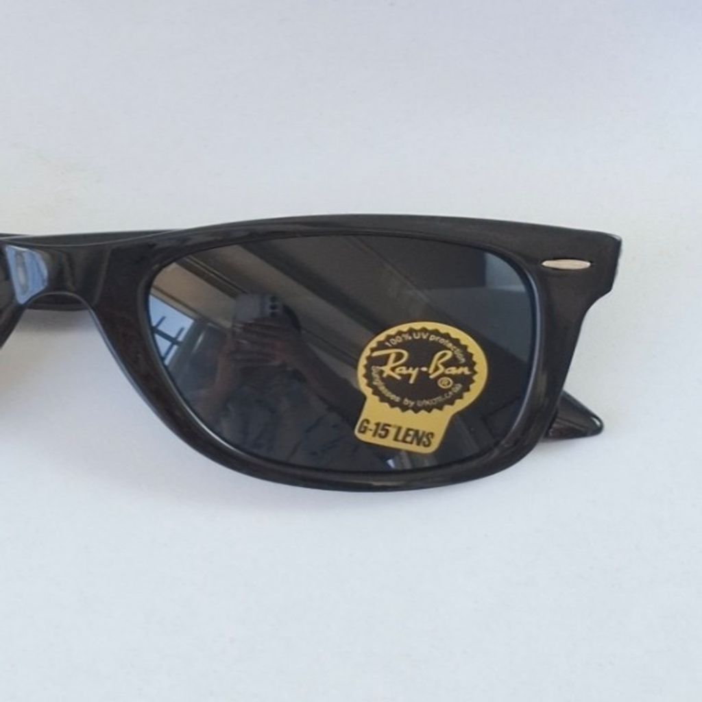 قیمت ارزان عینک آفتابی ریبن RayBan مردانه مدل ویفر شیشه سنگی ضد خش شفافیت بالا