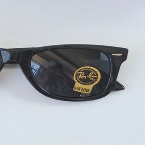 قیمت ارزان عینک آفتابی ریبن RayBan مردانه مدل ویفر شیشه سنگی ضد خش شفافیت بالا