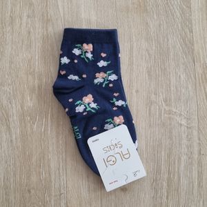 جوراب شکوفه نخی و پنبه‌ای