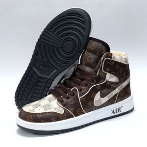 قیمت ارزان کتانی نایک جردن وان ساقدار طرح لوییز ویتون Nike Jordan LV