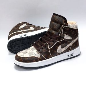 خرید آنلاین کتانی نایک جردن وان ساقدار طرح لوییز ویتون Nike Jordan LV