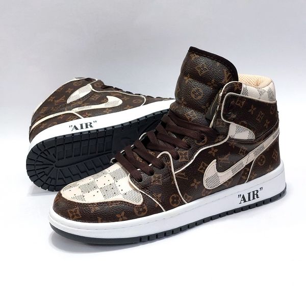 کتانی نایک جردن وان ساقدار طرح لوییز ویتون Nike Jordan LV