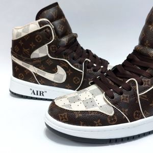 قیمت کتانی نایک جردن وان ساقدار طرح لوییز ویتون Nike Jordan LV